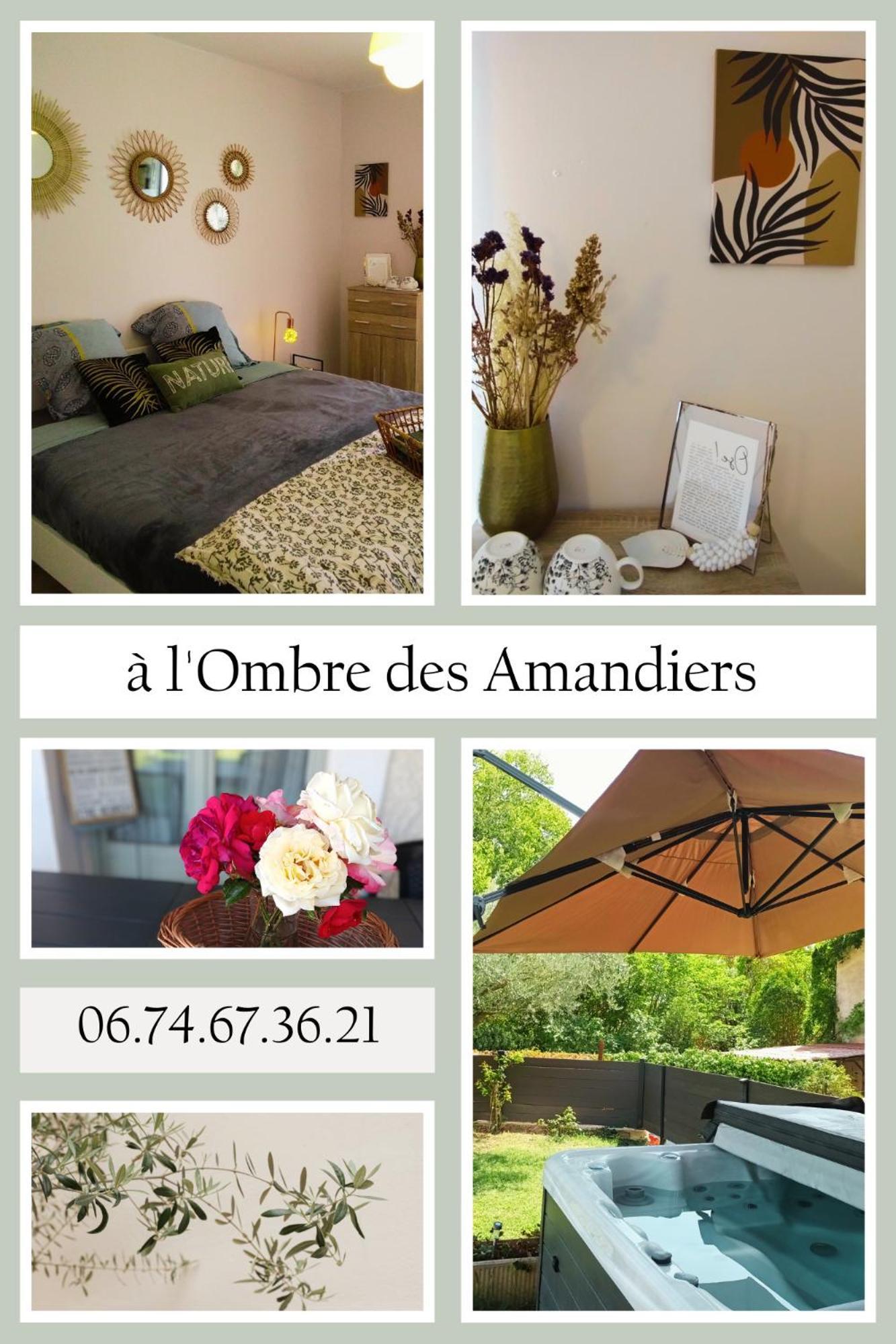 Chambres D'Hotes & Jacuzzi - A L'Ombre Des Amandiers Saint-Martin-dʼArdèche Esterno foto
